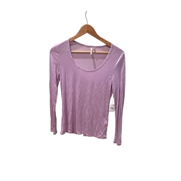 Banana Republic Tops - NWT Banana Republic Lilac Long Sleeve silky top